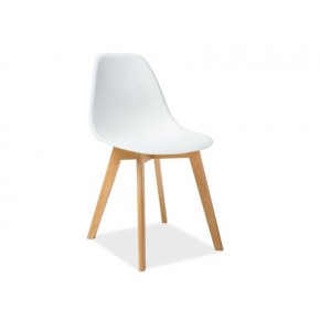 Стул SIGNAL MORIS белый/бук